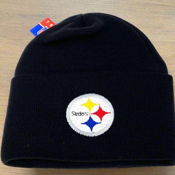 Logo Athletic Other - Pittsburgh Steelers Vintage Late '90s NFL Black Knit NOS Cuffed Hat